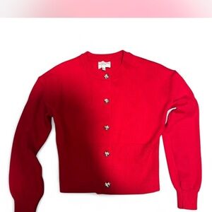 Vibrant Red Women's Cardigan